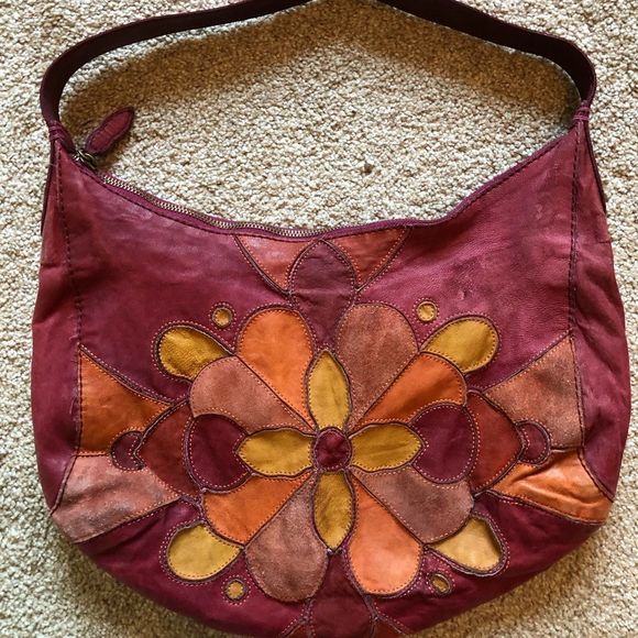 Lucky Brand Bags Rare Vintage Lucky Brand Genuine Leather Shoulder